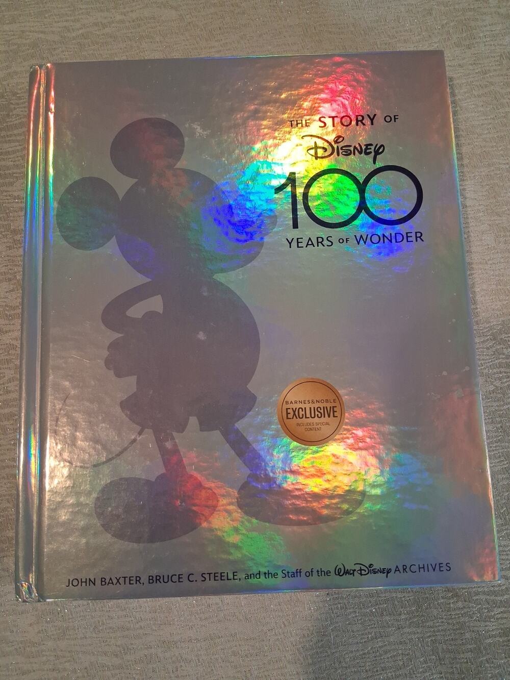 The Story of Disney 100 Years of Wonder Barnes & Noble Exclusive Hardcover 2023